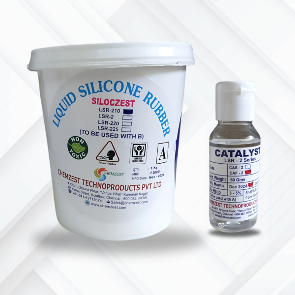 Silcozest LSR 210 Liquid Silicone Rubber – White 2-Pack | Premium Quality for Molding & Industrial Use